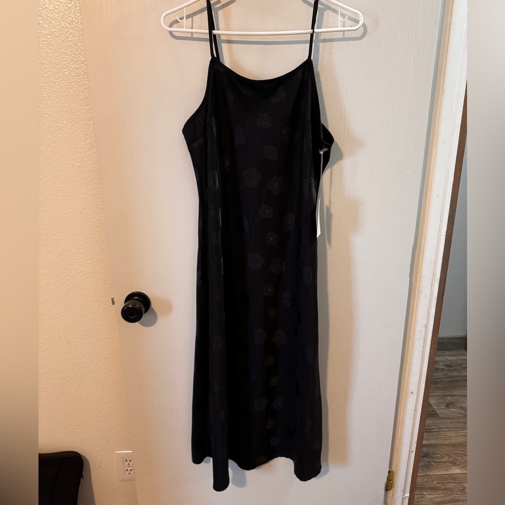 Target black slip dress